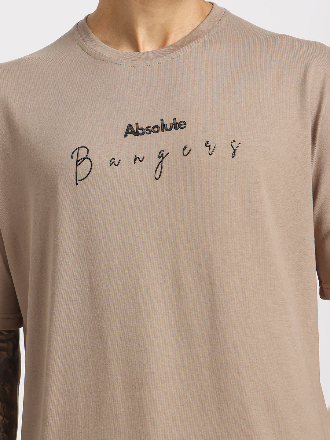Beige Oversized T-shirt