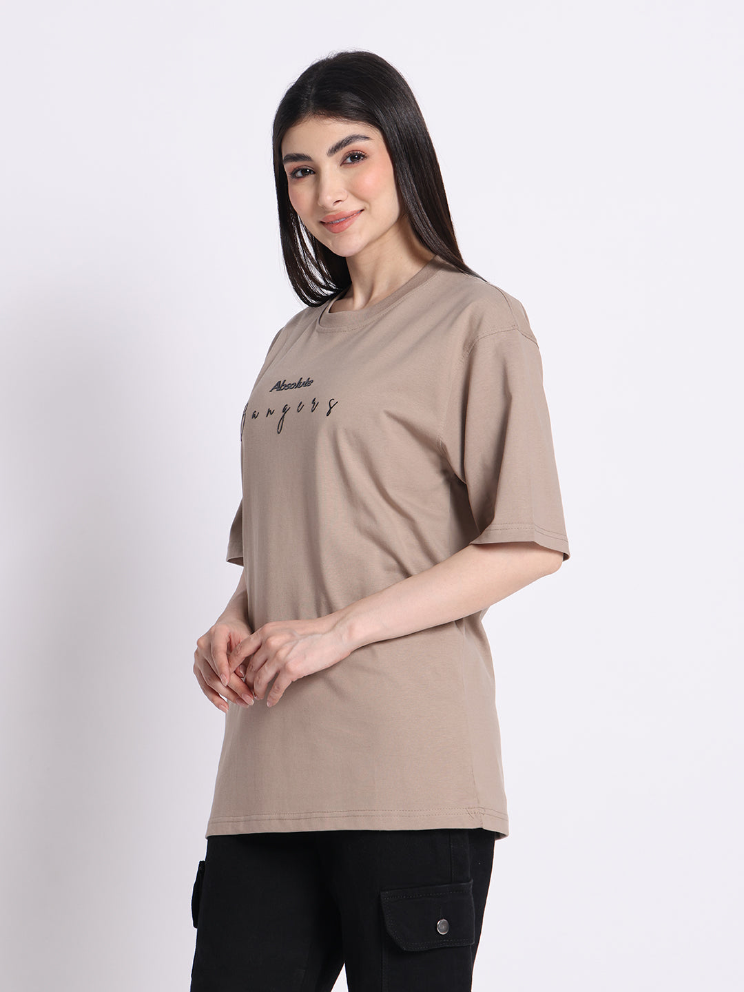 Beige Oversized T-shirt