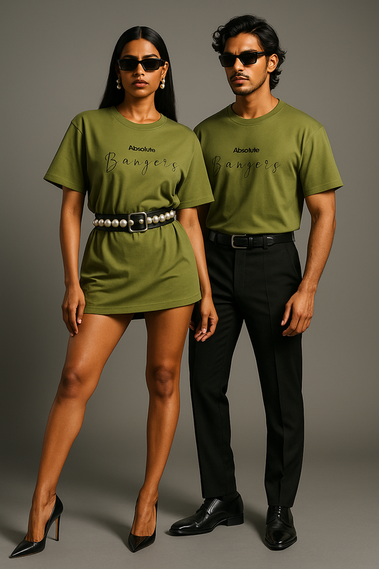 Olive Green Oversized T-shirt
