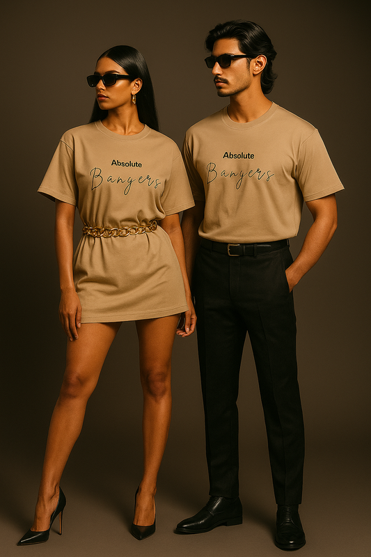 Beige Oversized T-shirt