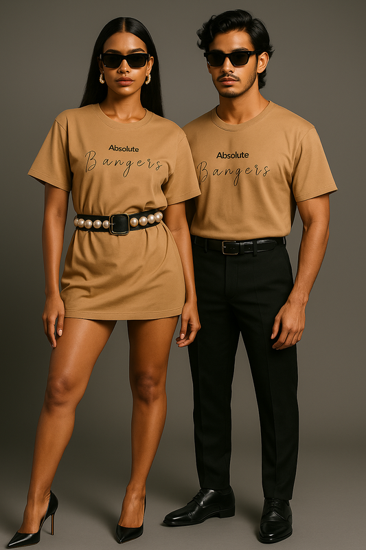 Beige Oversized T-shirt